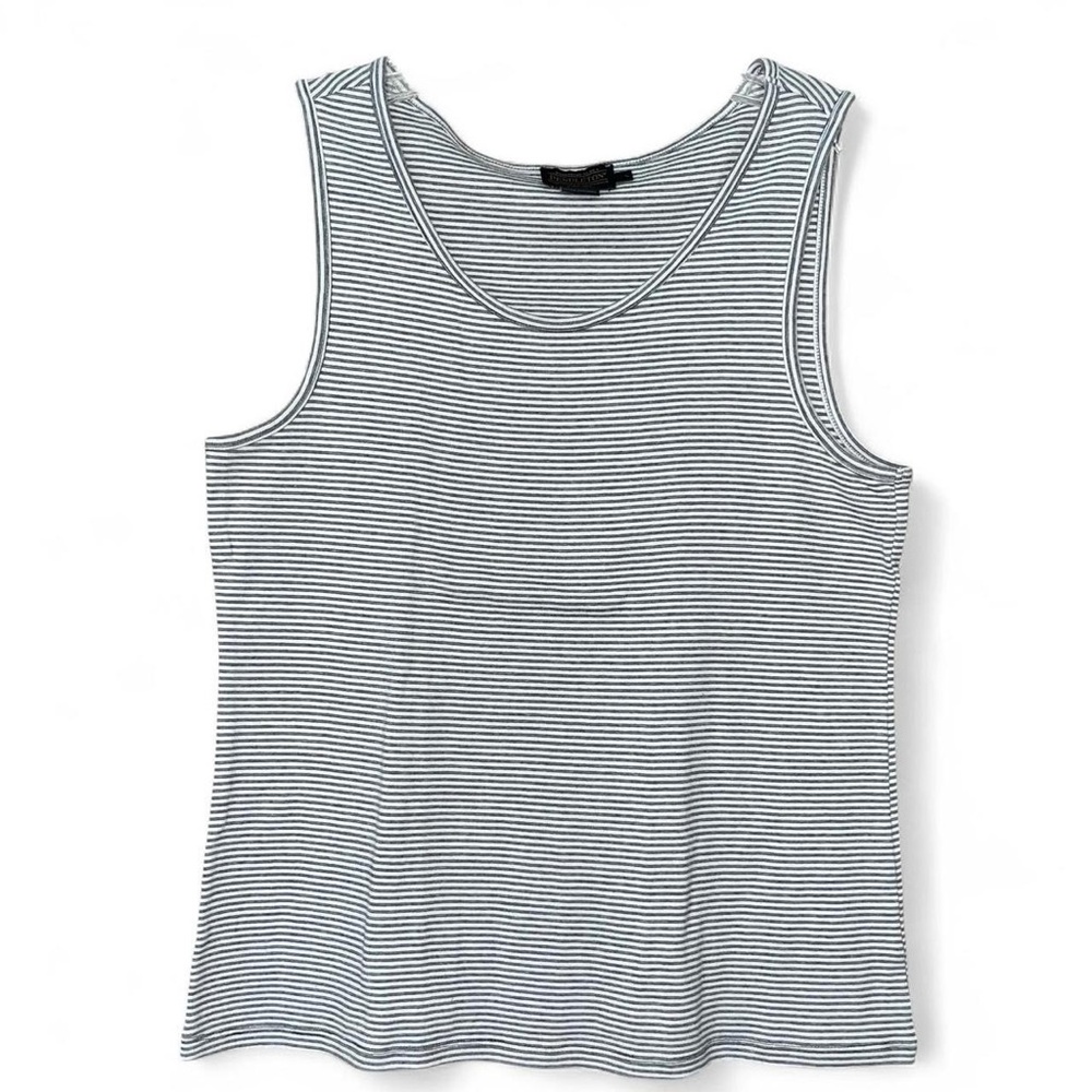 Pendelton Striped Tank Top Cotton LARGE Old Money Classic Preppy Classic Comfort